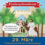 Flyer Kindergottesdienst Traunreut Maerz