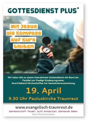 Gottesdienst mit Band Traunreut